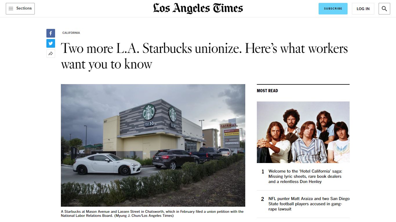 Two more L.A. Starbucks unionize. Here's what workers want you to know